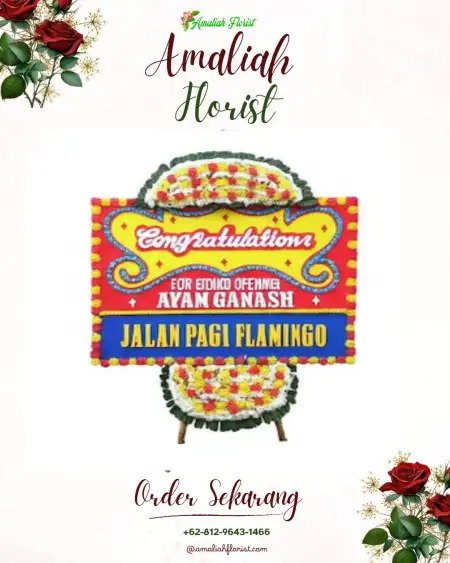 Sewa Papan Bunga Pasirlaja